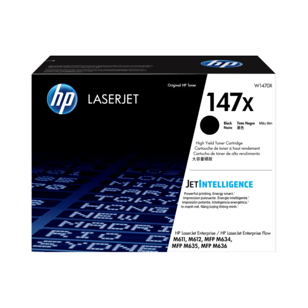 HP -147X (W1470X) LaserJet 高打印量黑色原廠碳粉匣