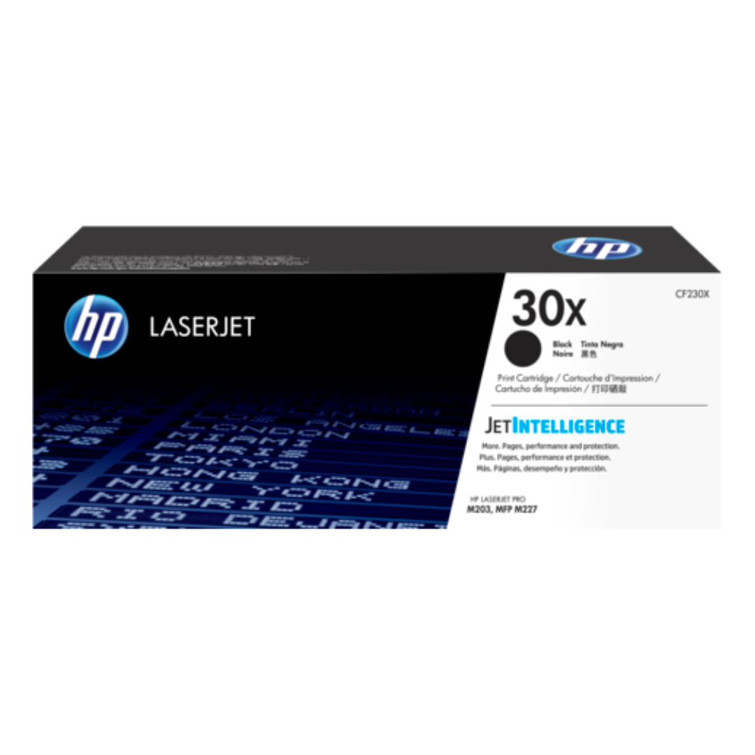 HP -30X (CF230X) 高打印量黑色原廠 LaserJet 碳粉盒