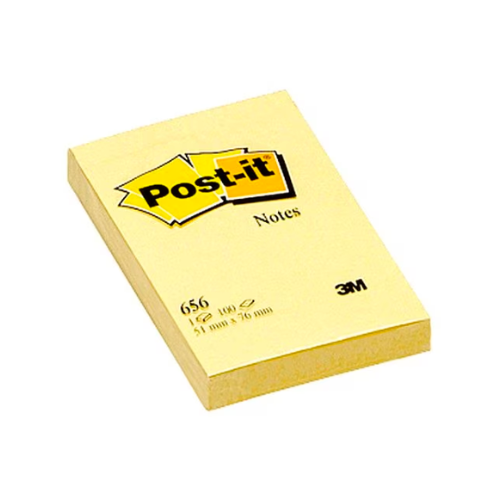 3M 656 2"x3" Yellow Post It 報事貼 (pad)