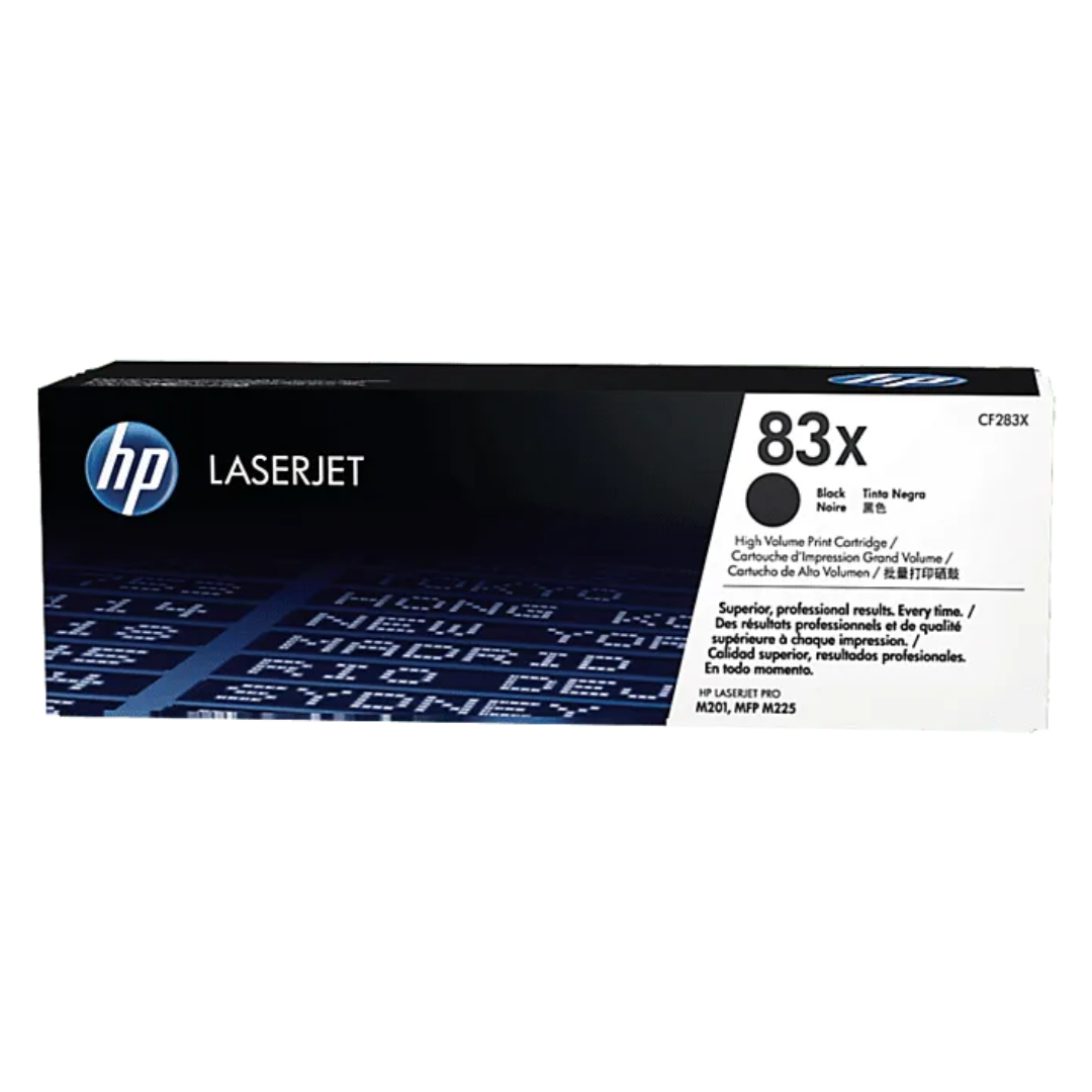 HP -83X (CF283X) 高打印量黑色原廠 LaserJet 碳粉盒