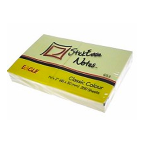 Eagle 1.5"x2" Yellow Post It 報事貼 (12's/pkg)