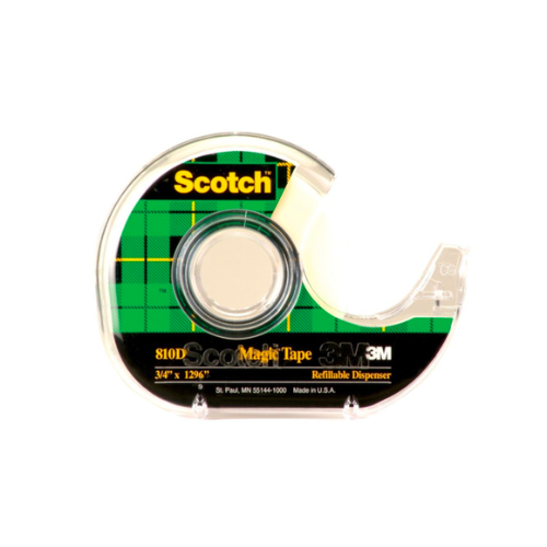 Scotch - 810D 3/4"x36碼 隱形膠紙+蝸牛座